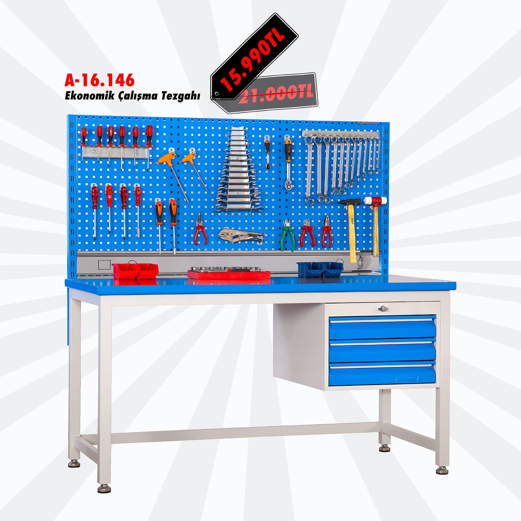 A-16.146 Ekonomik Çalışma Tezgahı Kampanya A-16.146 Ekonomik Çalışma Tezgahı Kampanya