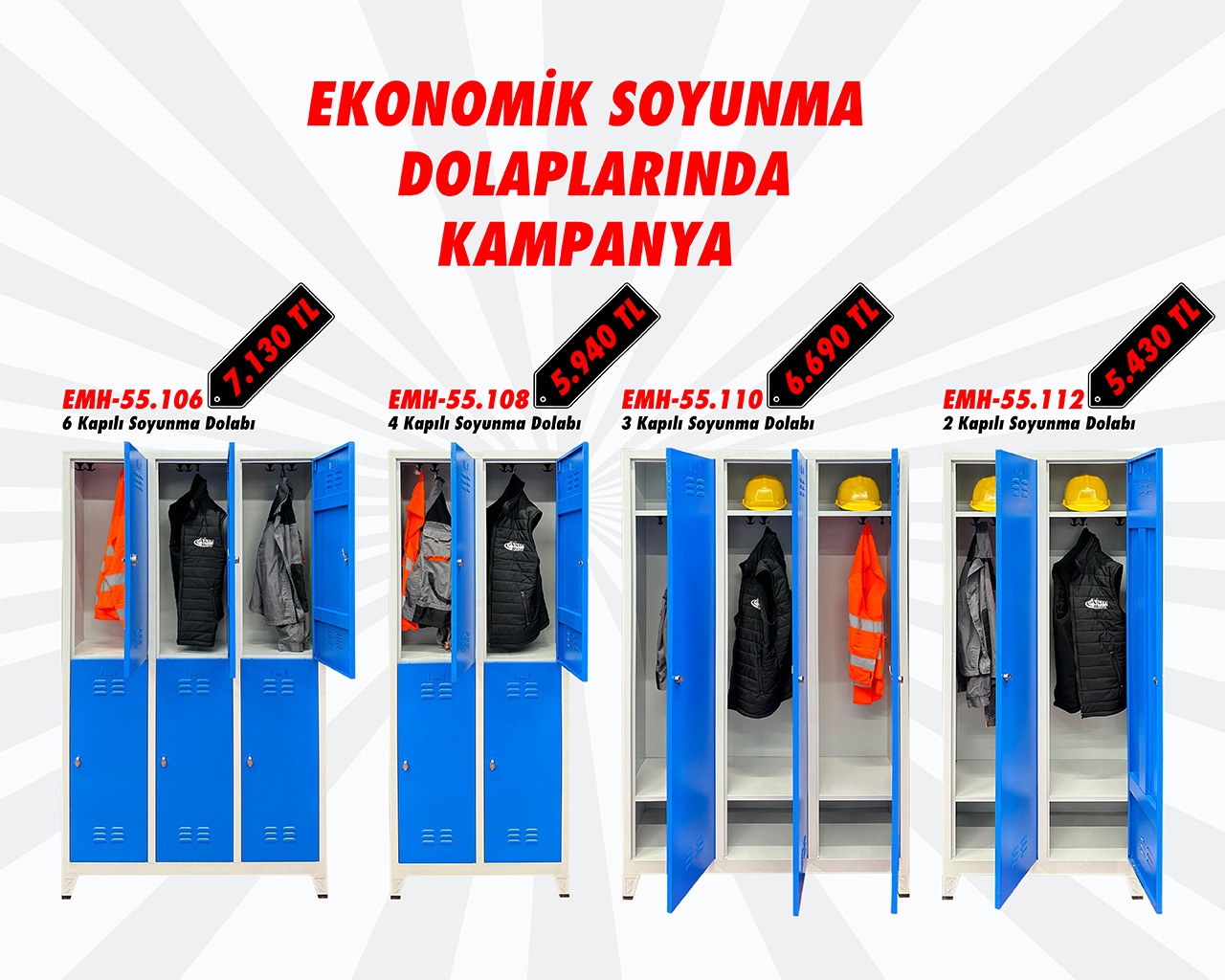 Ekonomik Soyunma Dolapları Kampanya